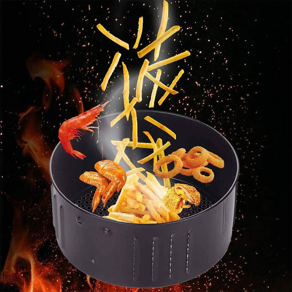 Cesta de repuesto para freidora de aire, para todos los hornos de freidora de aire, accesorios para freidora de aire, cesta antiadherente, 3.5L