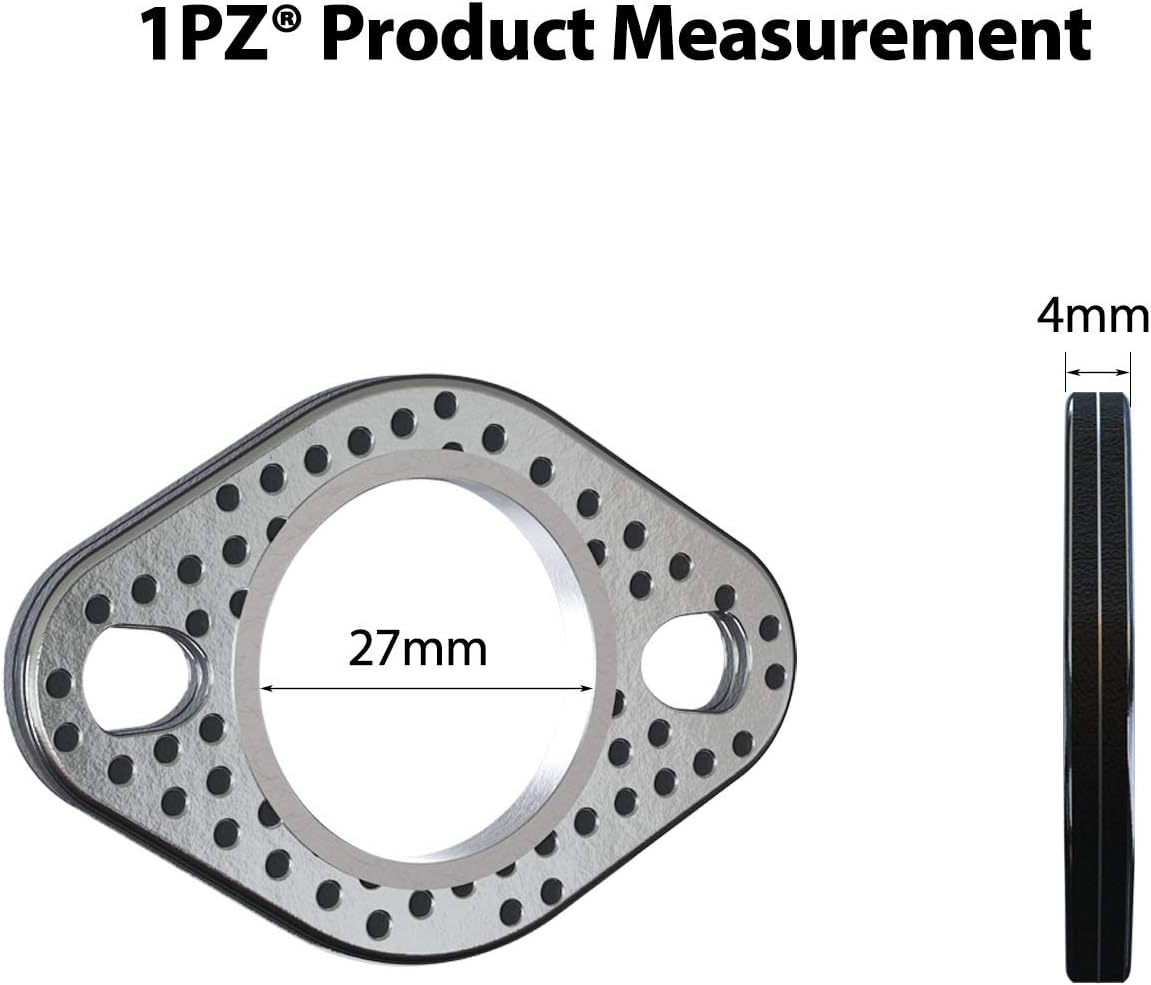 1PZ EGS-M27 Junta de escape para GY6 49cc 50cc 70cc 90cc 110cc 125cc 150cc Scooter Motocicleta Go Kart ATV Quad 4Wheeler Dune Buggy Dirt Pit Bike