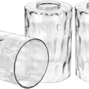 Canomo 3 paquetes de pantalla de vidrio martillado, cilindro de vidrio ondulado de agua, reemplazo de pantalla de 6 pulgadas de altura, ajuste de Canomo 3 paquetes de pantalla de vidrio martillado, cilindro de vidrio ondulado de agua, reemplazo de pantalla de 6 pulgadas de altura, ajuste de