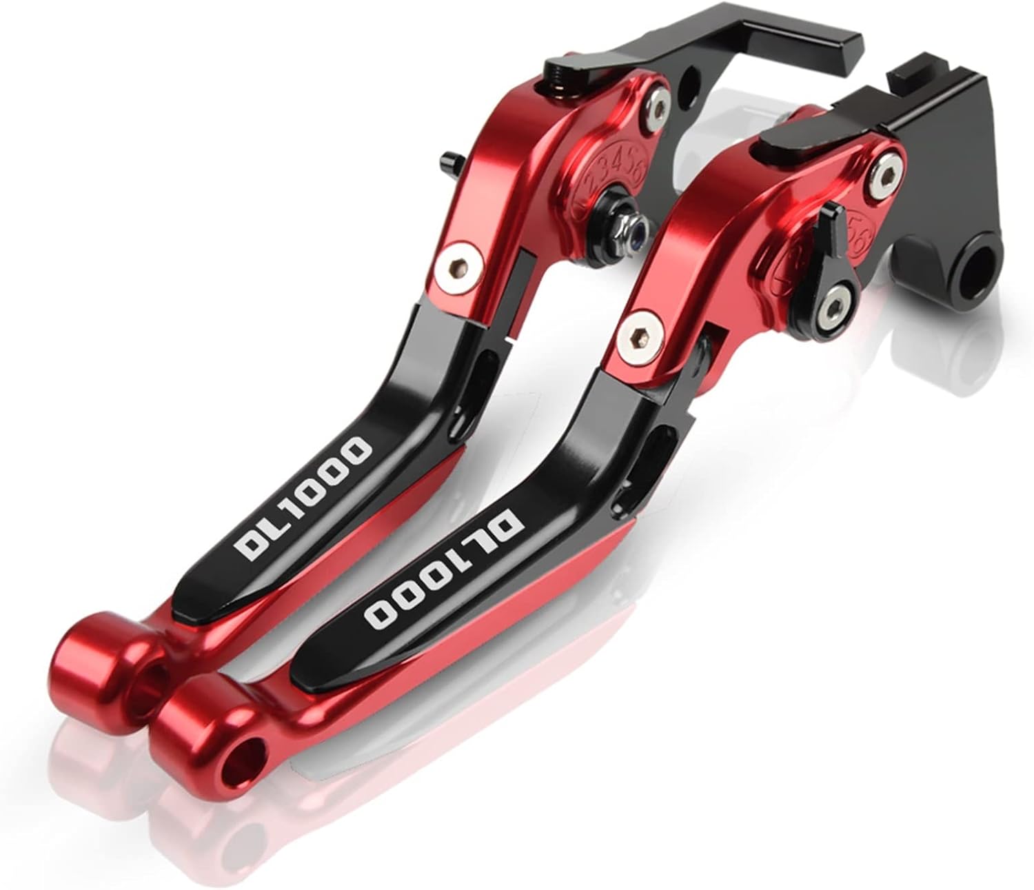 Para Suzuki DL1000 V-Strom DL 1000 VSTROM 2002-2016 – Palancas de embrague de freno extensibles plegables ajustables con logotipo CNC accesorios