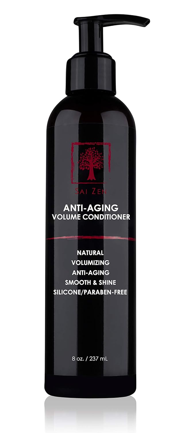 Sai Zen Acondicionador de volumen antienvejecimiento  Fórmula antiadelgazante y voluminizadora  Fabricado en Estados Unidos  Sin sulfatos y