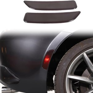 JONKOKO Cubierta de marco de lámpara de faros traseros de automóvil para Mazda MX-5 ND 2015-2023 Reflector de parachoques, luces de marcador JONKOKO Cubierta de marco de lámpara de faros traseros de automóvil para Mazda MX-5 ND 2015-2023 Reflector de parachoques, luces de marcador