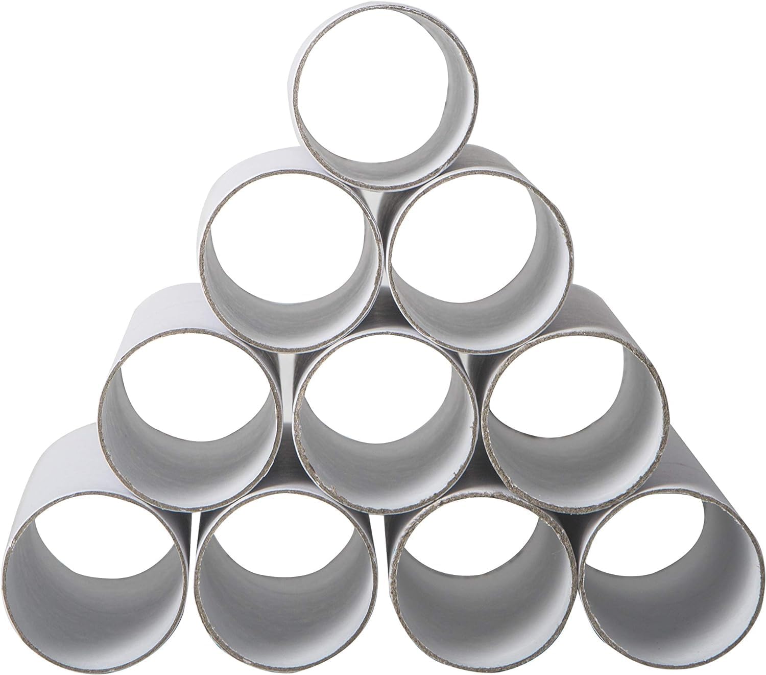 Paquete de 60 tubos de cartón para manualidades, rollos de manualidades a granel, tubos redondos de cartón, tubos redondos de manualidades, tubos de