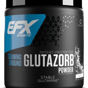 EFX Sports Training Ground Glutazorb Powder  Suplemento de glutamina altamente concentrado, pH correcto, digestión y apoyo inmunológico, 140 EFX Sports Training Ground Glutazorb Powder  Suplemento de glutamina altamente concentrado, pH correcto, digestión y apoyo inmunológico, 140