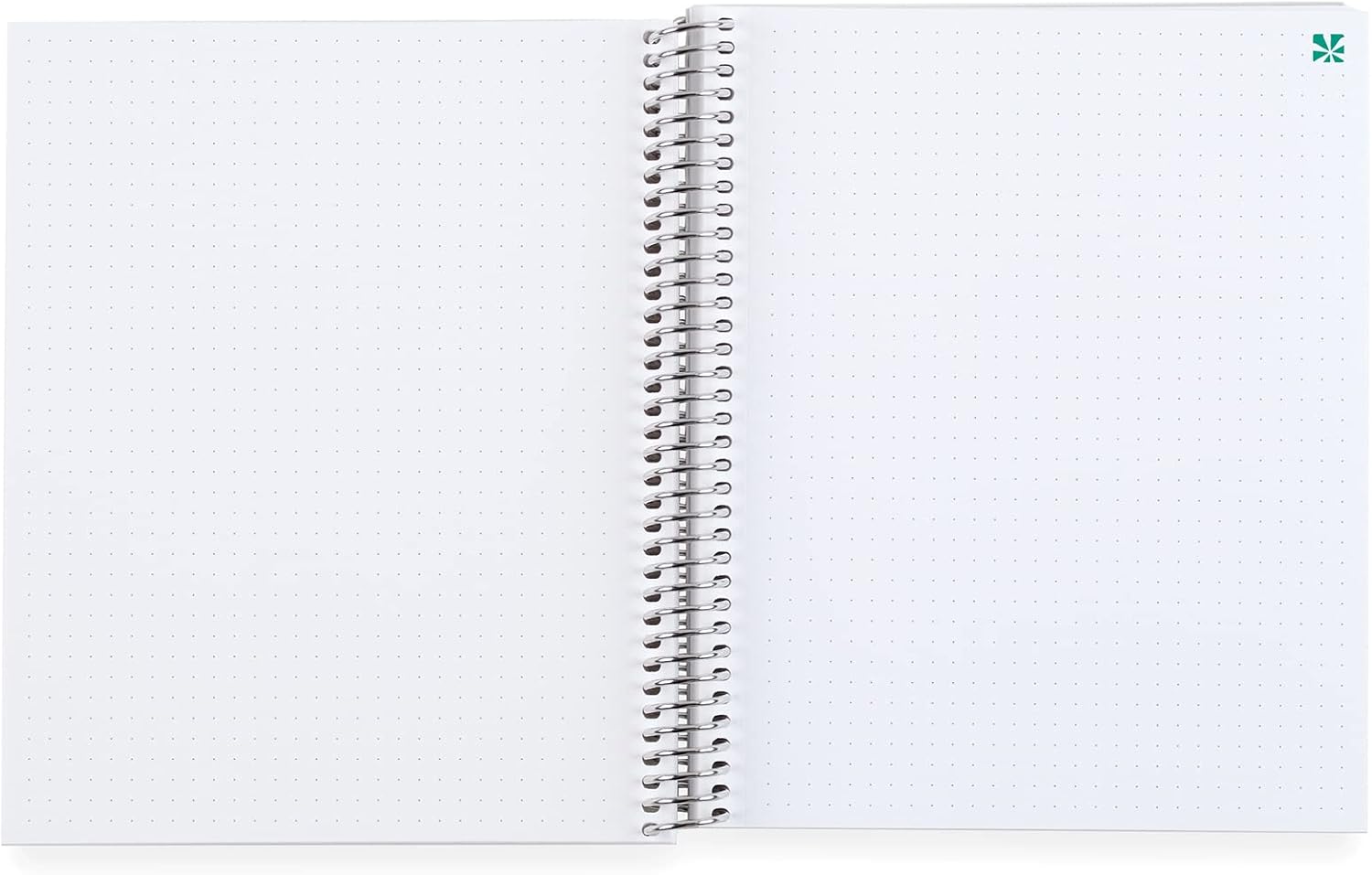 Erin Condren Cuaderno de cuadrícula de puntos encuadernados en espiral de 7 x 9 pulgadas, círculos abstractos, cuadrícula de 160 puntos, cuaderno