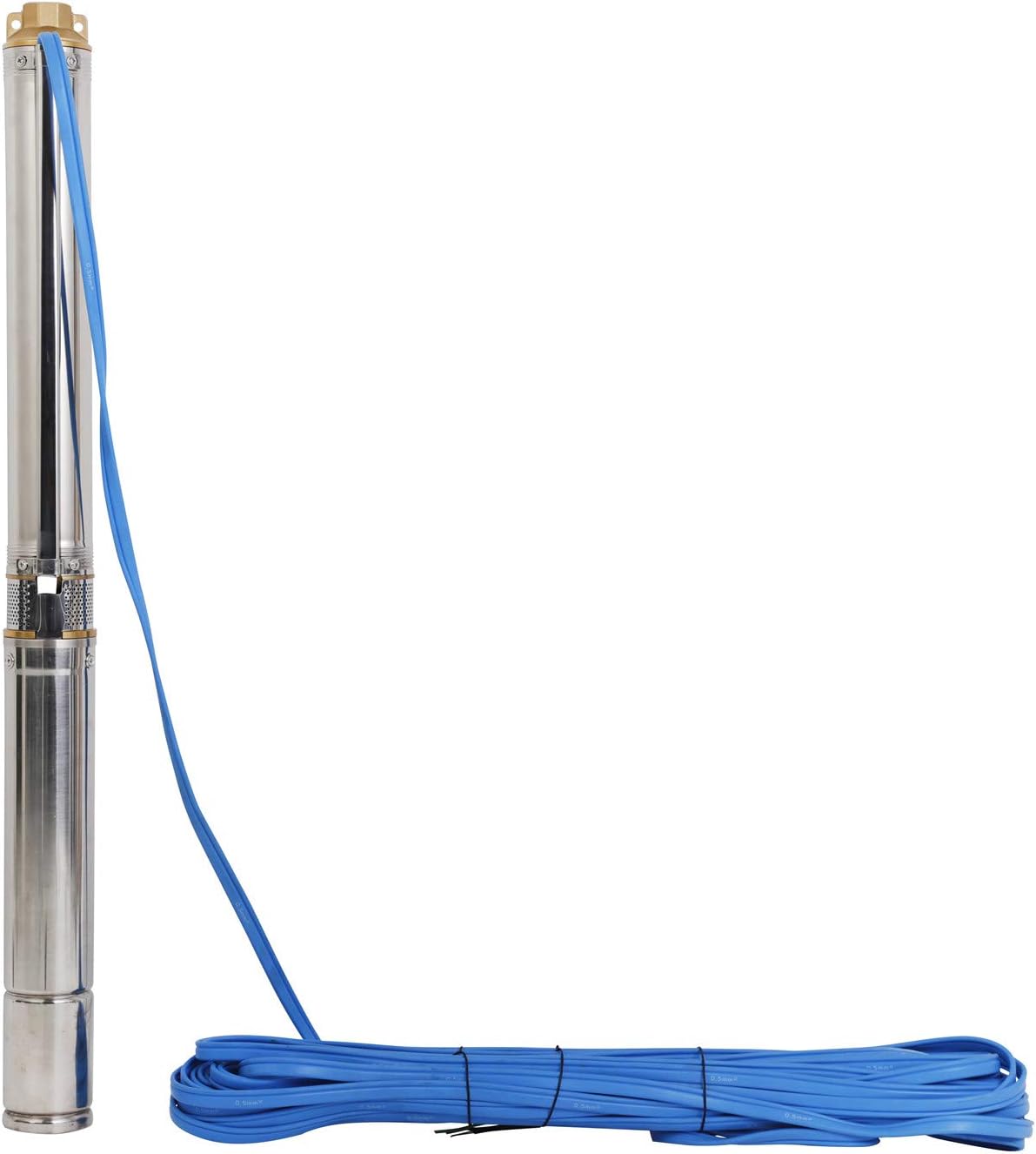 SHYLIYU Bombas sumergibles 3 “OD Pipe 220-240V60HZ 0.37KW 0.5HP Acero inoxidable 1” Salida Bomba sumergible de pozo profundo Bomba de pozo profundo
