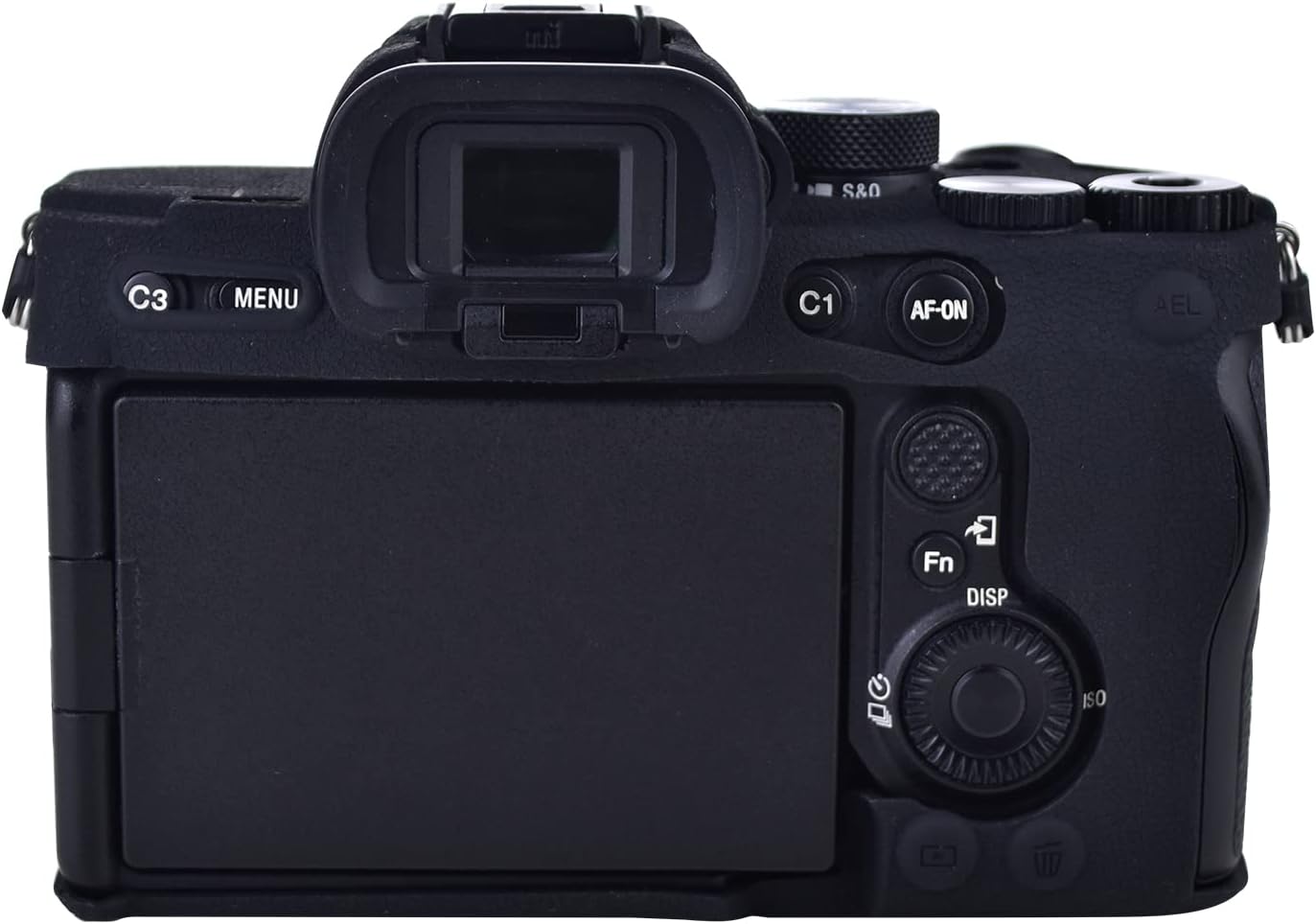 Rieibi Alpha 7 IV Cámara Caso, Funda Protectora De Silicona Suave Para Sony A7 IV Cámara Digital, Cubierta Ligera Para Sony A7IV A7I V A7M4 – Negro