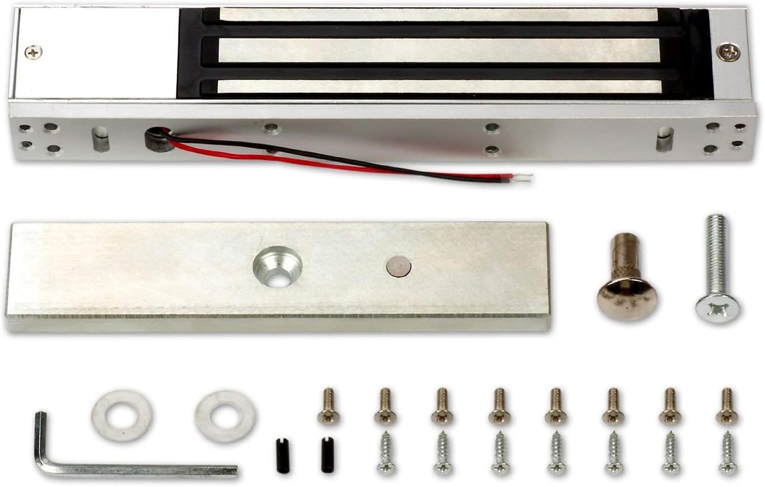 Sistemas de tablero de control de acceso de 1 puerta con panel de control de alarma contra incendios Cerradura magnética lector RFID Sensor de
