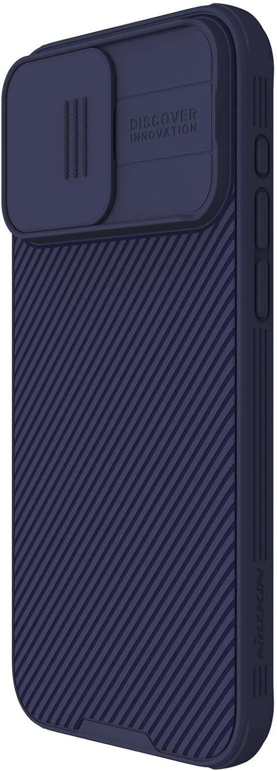 Nillkin Funda magnética para iPhone 15 Pro Max, compatible con MagSafe, funda deslizante para cámara, funda magnética CamShield Pro para iPhone 15