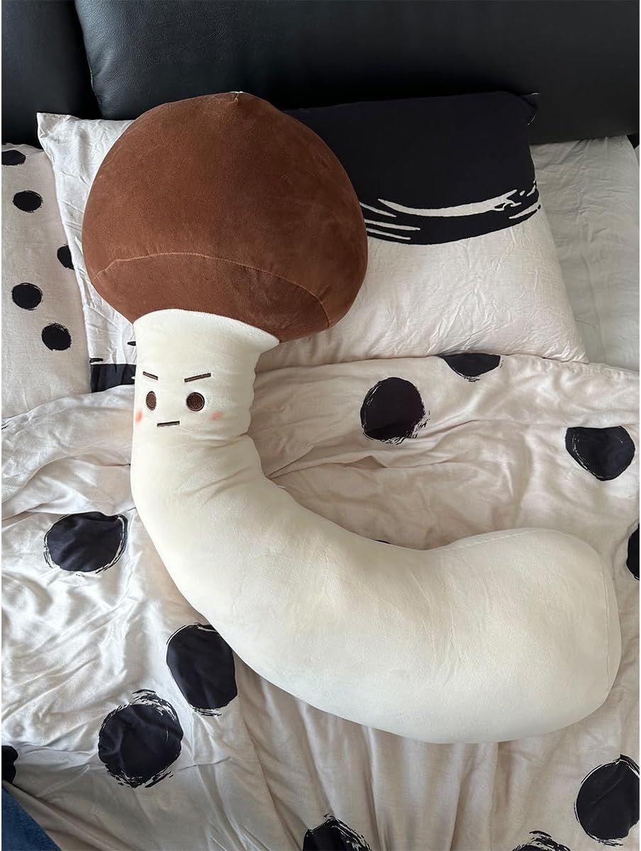 Hofun4U Almohada de felpa de hongo, felpa rellena de hongos, almohada de felpa para sofá cama o automóvil, decoración del hogar, cumpleaños de niños