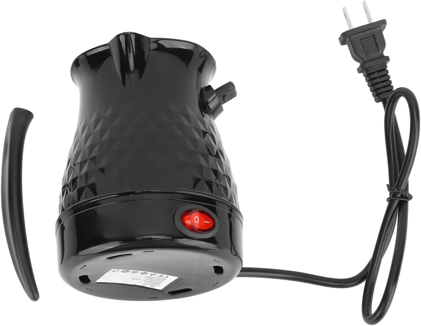 Fockety Cafetera turca, cafetera turca griega árabe de acero inoxidable con mango extraíble, cafetera eléctrica, calentador de olla para el hogar,