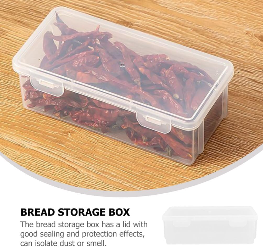 Homoyoyo Caja de almacenamiento de pan, cajas de pan para cocina, contenedores de alimentos, contenedor de almacenamiento de pan, contenedor de