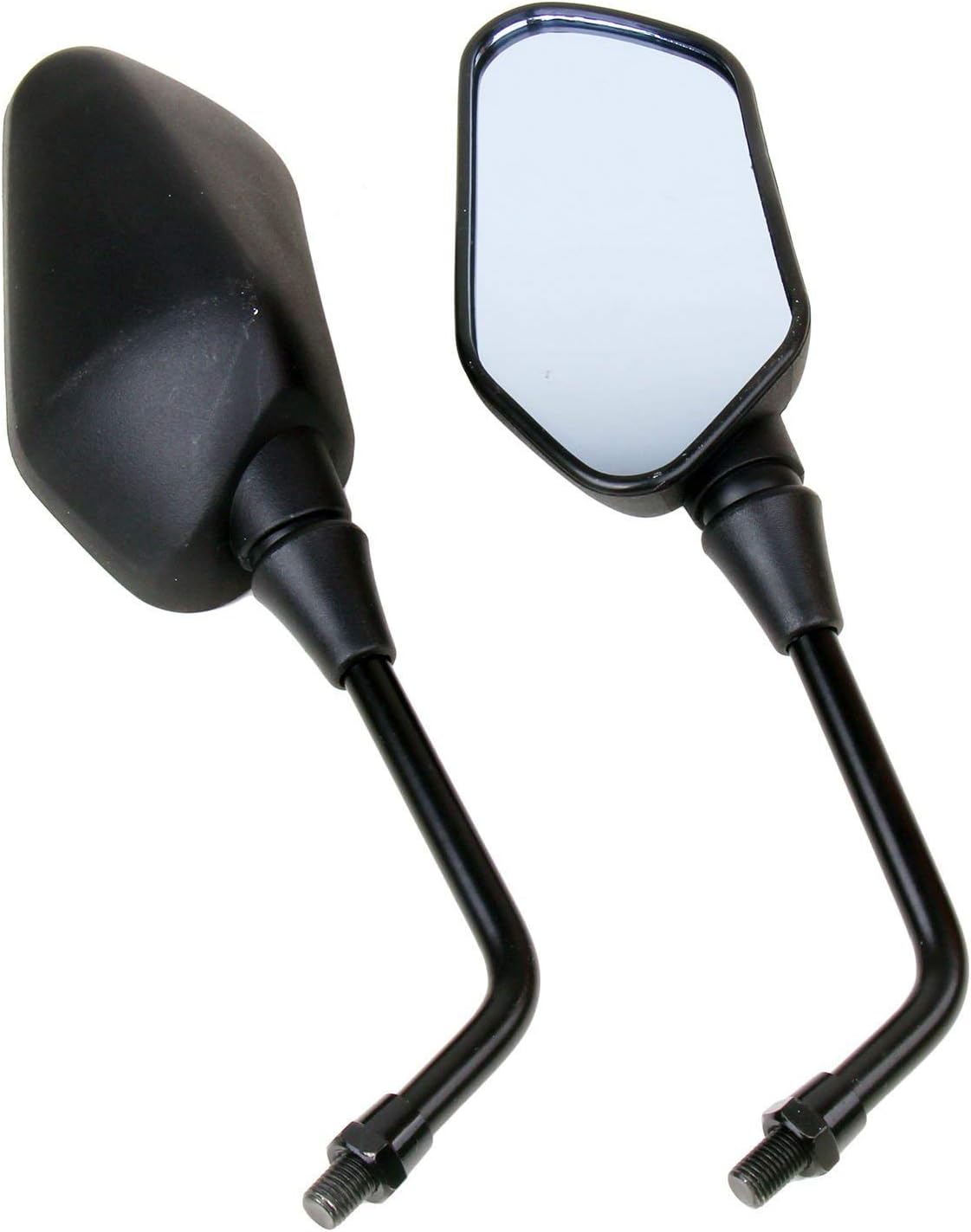1 par de espejos retrovisores de motocicleta negros compatibles con Triumph Tiger Explorer ABS