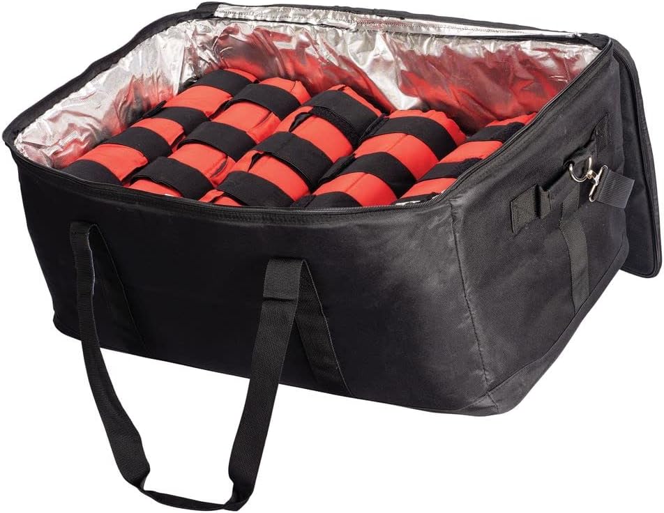 Bolsa enfriadora para botas de hielo  Color negro  Prolonga la vida útil de las botas de caballo  Alta capacidad  Ligero y portátil  Uso versátil