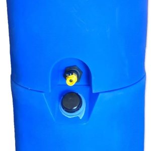 Tanque de almacenamiento de agua de emergencia apilable de 30 galones, 2 tanques y kit de tratamiento de agua, plástico de grado alimenticio sin Tanque de almacenamiento de agua de emergencia apilable de 30 galones, 2 tanques y kit de tratamiento de agua, plástico de grado alimenticio sin