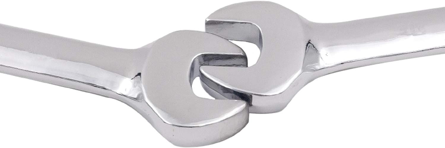 1 llave de trinquete de 12 PT de 0.276 in, juego de llaves de trinquete métricas con movimiento de 5 y 72 dientes para proyectos con espacio reducido