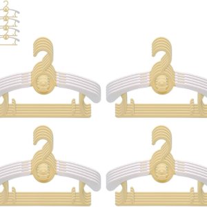 JSF Perchas de armario para cuarto de bebé, colgador extensible de 11 a 14 pulgadas, gancho antideslizante para recién nacido, 20 piezas de perchas JSF Perchas de armario para cuarto de bebé, colgador extensible de 11 a 14 pulgadas, gancho antideslizante para recién nacido, 20 piezas de perchas