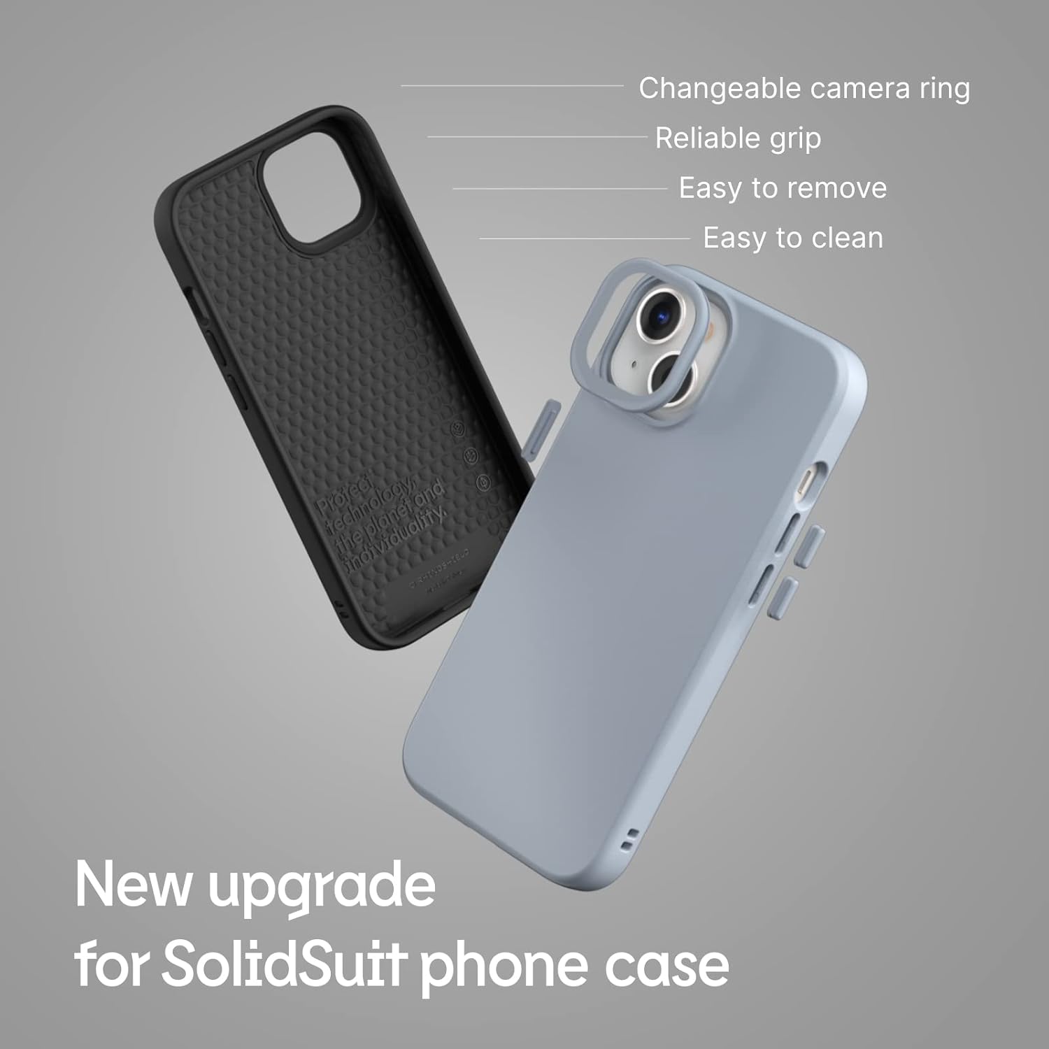 RhinoShield SolidSuit – Funda protectora de diseño delgado absorbente de golpes con acabado mate de alta calidad de protección contra caídas de 11