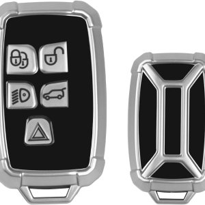 x xotic tech Funda para llavero compatible con Range Rover Evoque Discovery LR4 Land Rover Sport o Jaguar XF XJ F-PACE F-Type 5 botones, protección x xotic tech Funda para llavero compatible con Range Rover Evoque Discovery LR4 Land Rover Sport o Jaguar XF XJ F-PACE F-Type 5 botones, protección