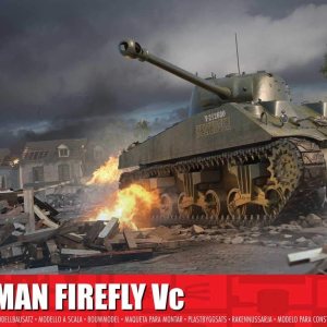 Airfix Sherman Firefly 172 WWII – Kit de modelo de tanque militar de plástico A02341, pequeño Airfix Sherman Firefly 172 WWII – Kit de modelo de tanque militar de plástico A02341, pequeño