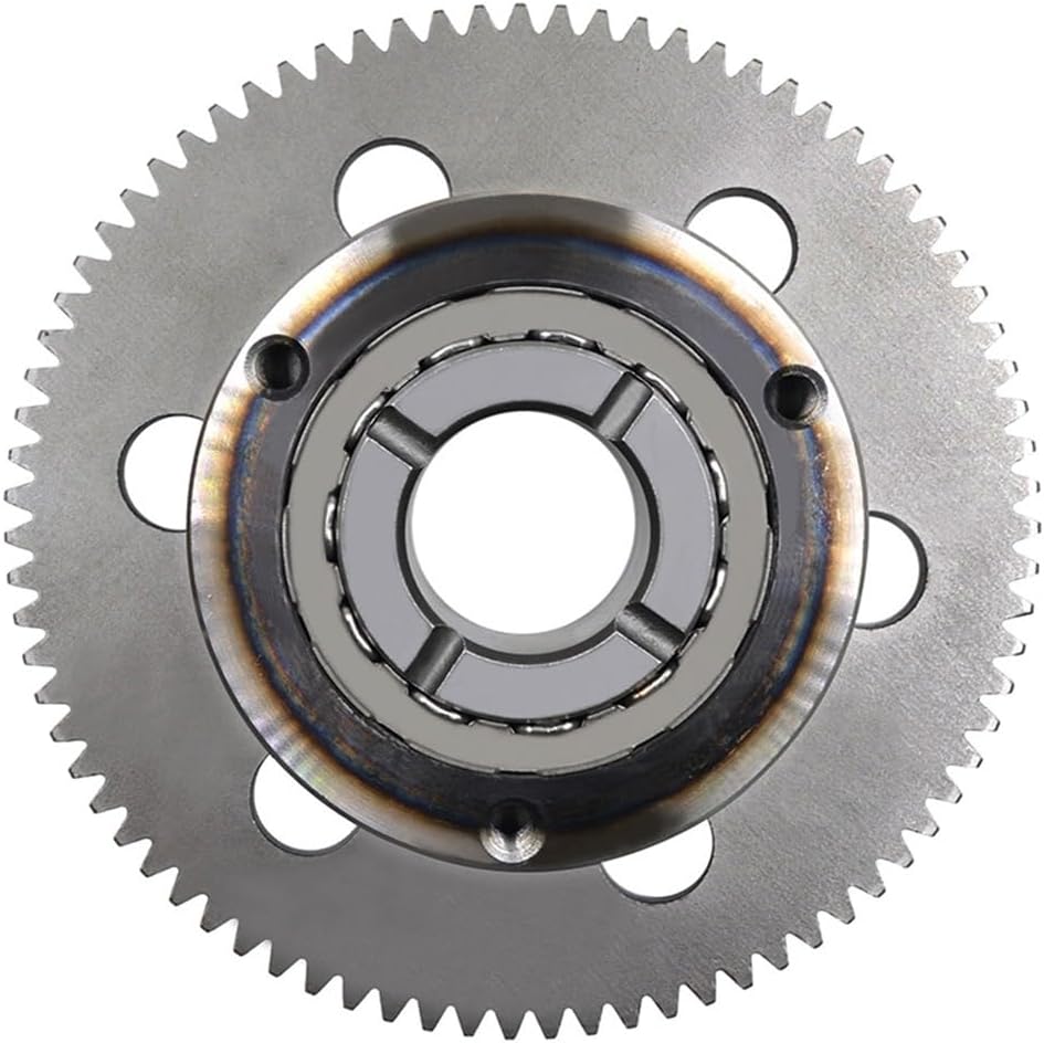 Motorcycle One Way Bearing Starter Clutch Gear Assy for Yamaha MT03 MT-03 XT660R 25KW XT660X XT660Z Tenere Assembly Parts (Color  One Way Bearing)