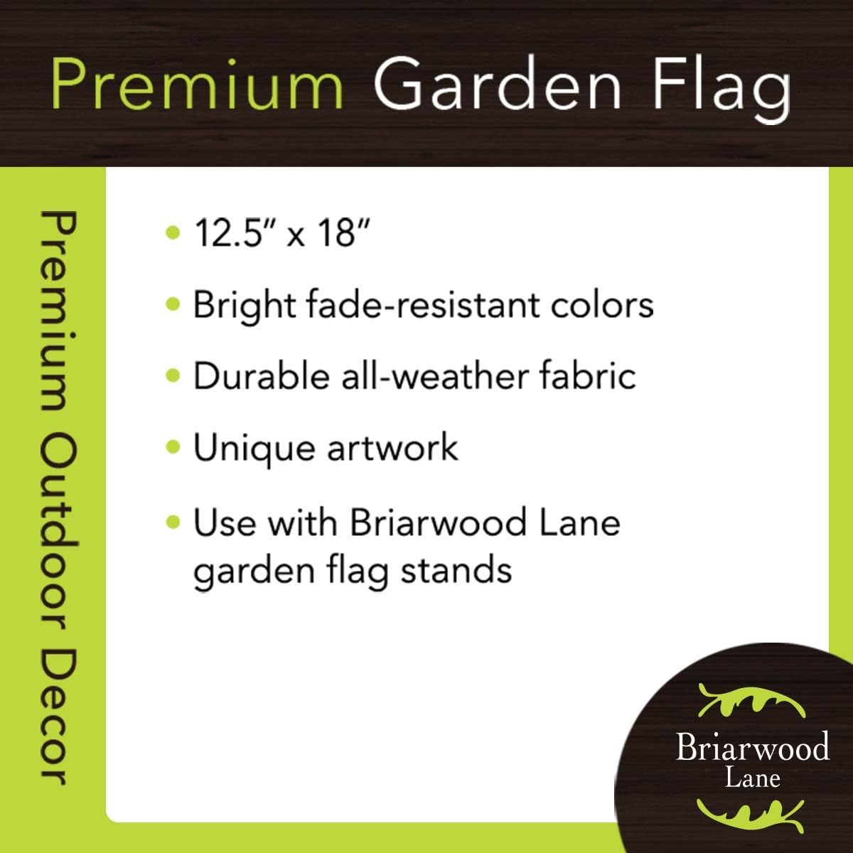 Bandera de jardín de otoño con diseño de calabazas frescas recogidas para granja, granero, 12.5 x 18 pulgadas Briarwood Lane