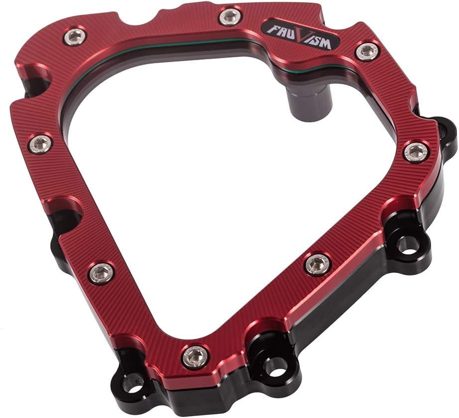 Pulso de motocicleta transparentecubierta de sincronización derecha caja del motor Accesorios de aluminio para MT09FZ09FJ09XSR900Tracer900GTNiken