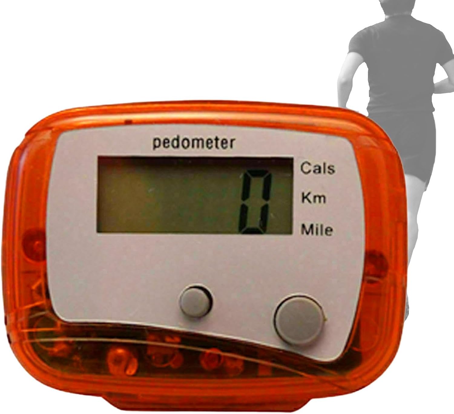 Podómetro para caminar, portátil, con clip, contadores de pasos de movimiento para correr, hombres, mujeres, personas mayores, deportes al aire