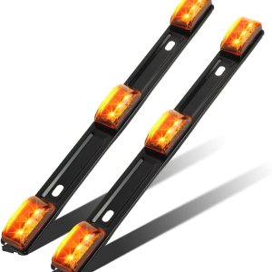 Barra de identificación roja, 3 luces, 9 LED Barra de identificación roja, 3 luces, 9 LED