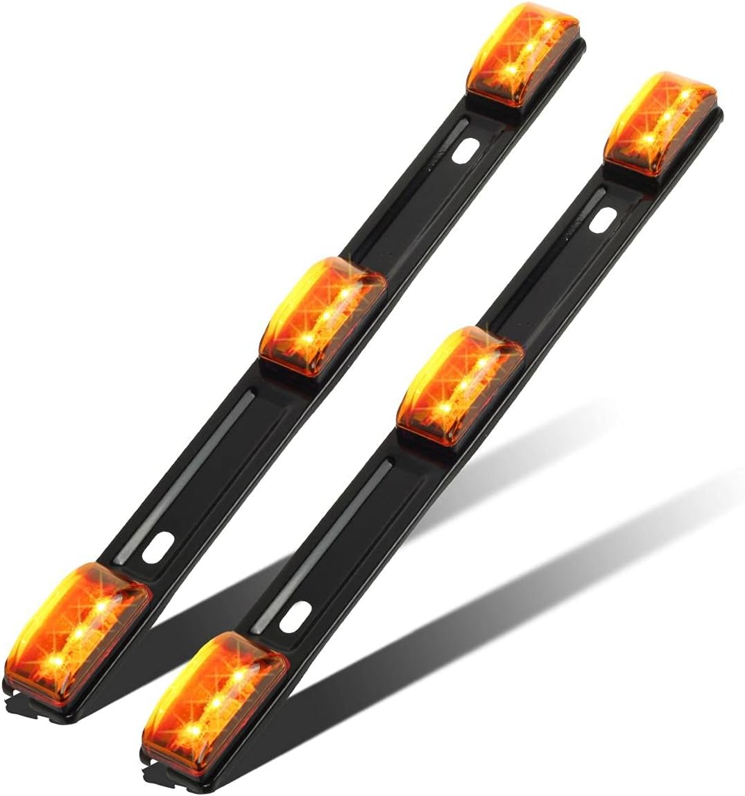 Barra de identificación roja, 3 luces, 9 LED