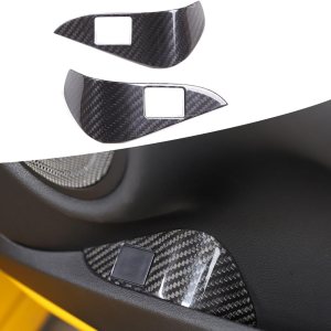 Marco protector decorativo para interruptor de maletero de automóvil, borde de fibra de carbono real, apto para Toyota Supra GR A90 A91 MK5 Marco protector decorativo para interruptor de maletero de automóvil, borde de fibra de carbono real, apto para Toyota Supra GR A90 A91 MK5