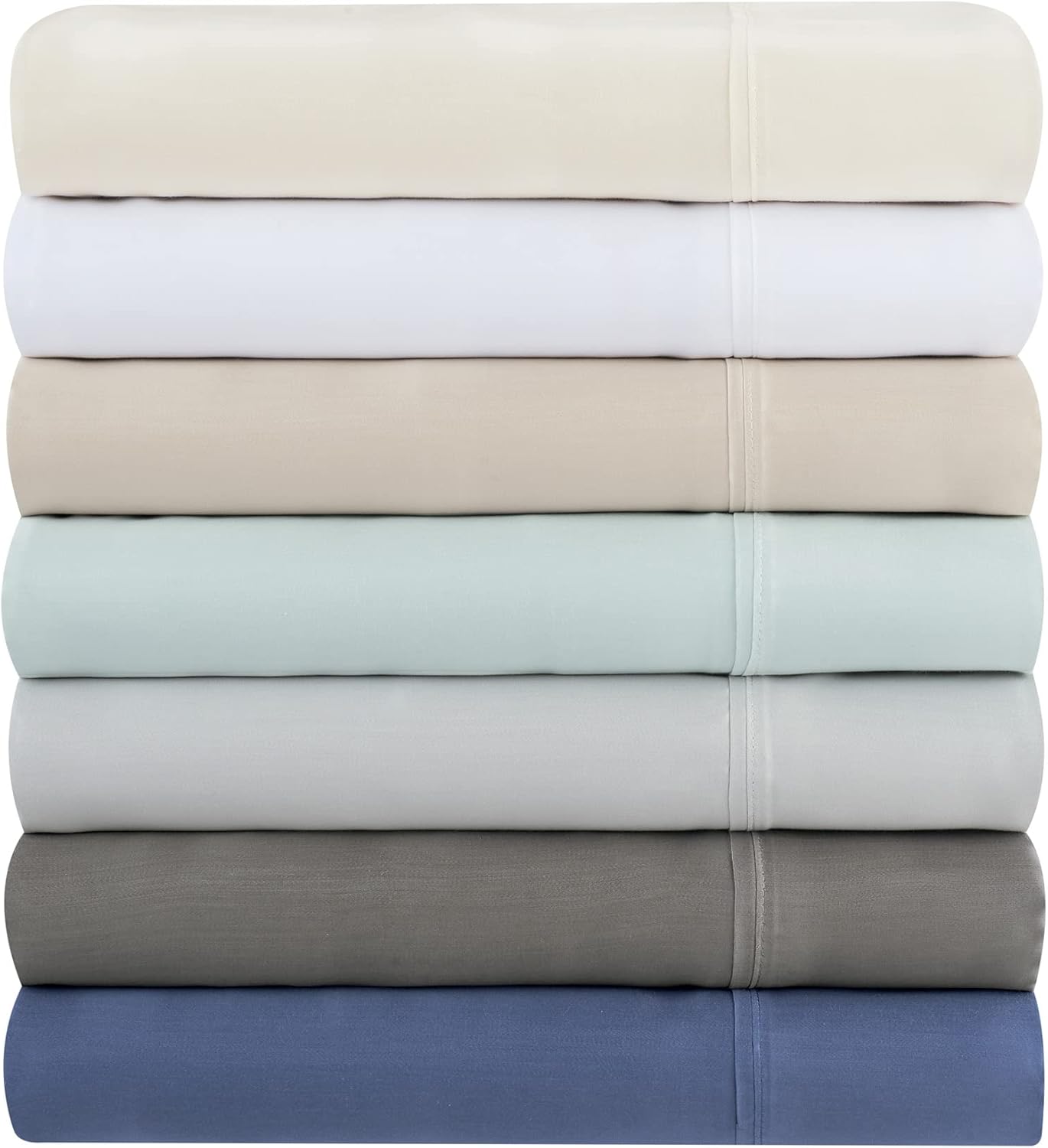 Aston & Arden Juego de funda de almohada de eucalipto, súper suave, sedoso y refrescante, transpirable, sin arrugas, de origen sostenible, fundas de