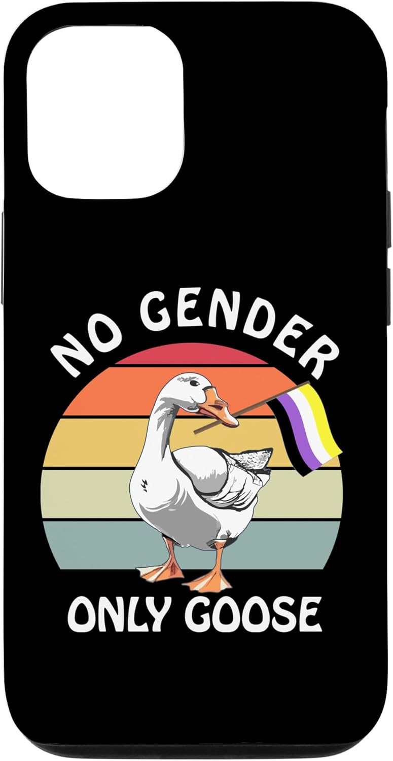 Funda LGBTQ para iPhone 13 Pro Nonbinary Goose Bi Pride Flag Bi Pride Parade Flag