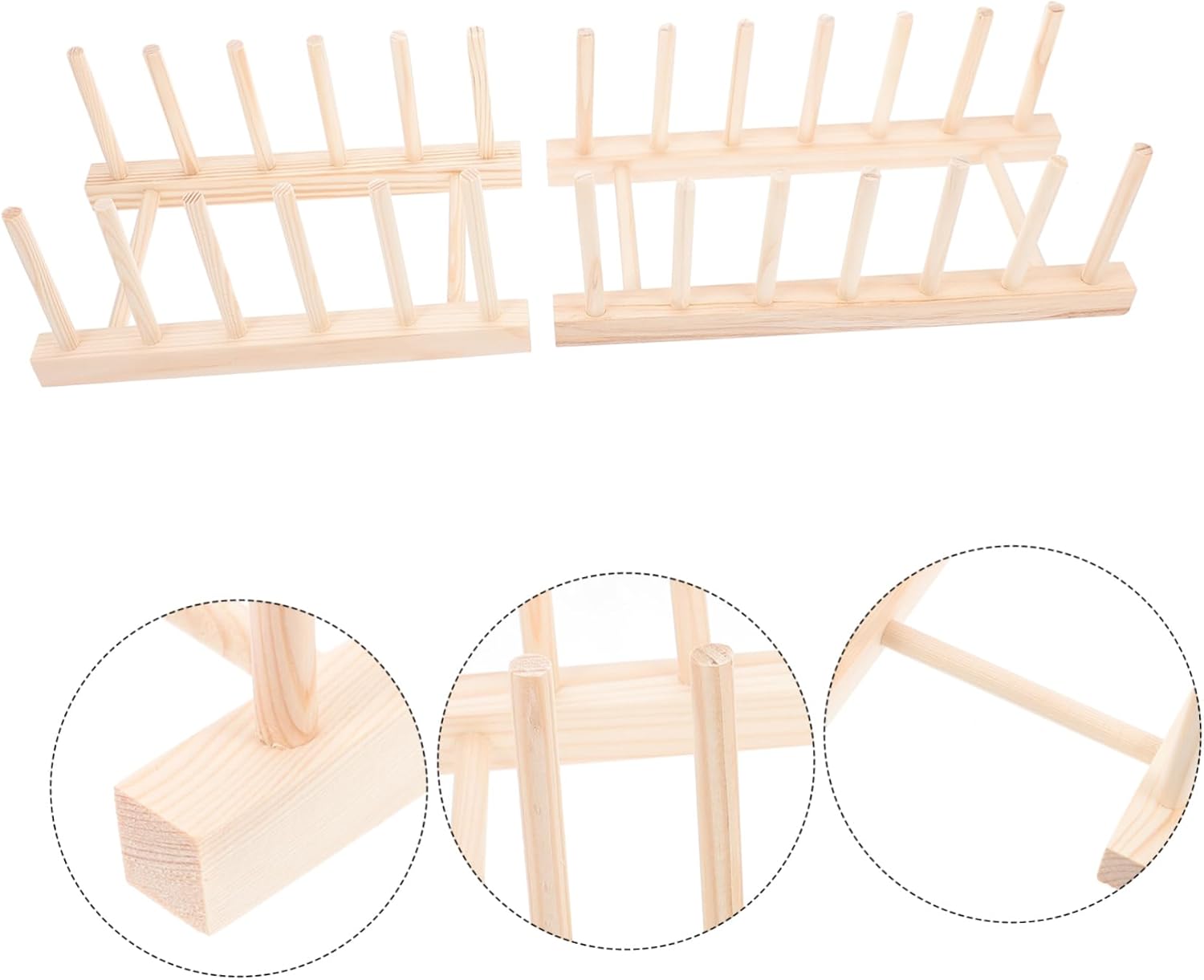 Abaodam Estante de almacenamiento plegable, escurridor de platos, tabla de cortar, organizador de ollas, soporte para lavavajillas, taza de café