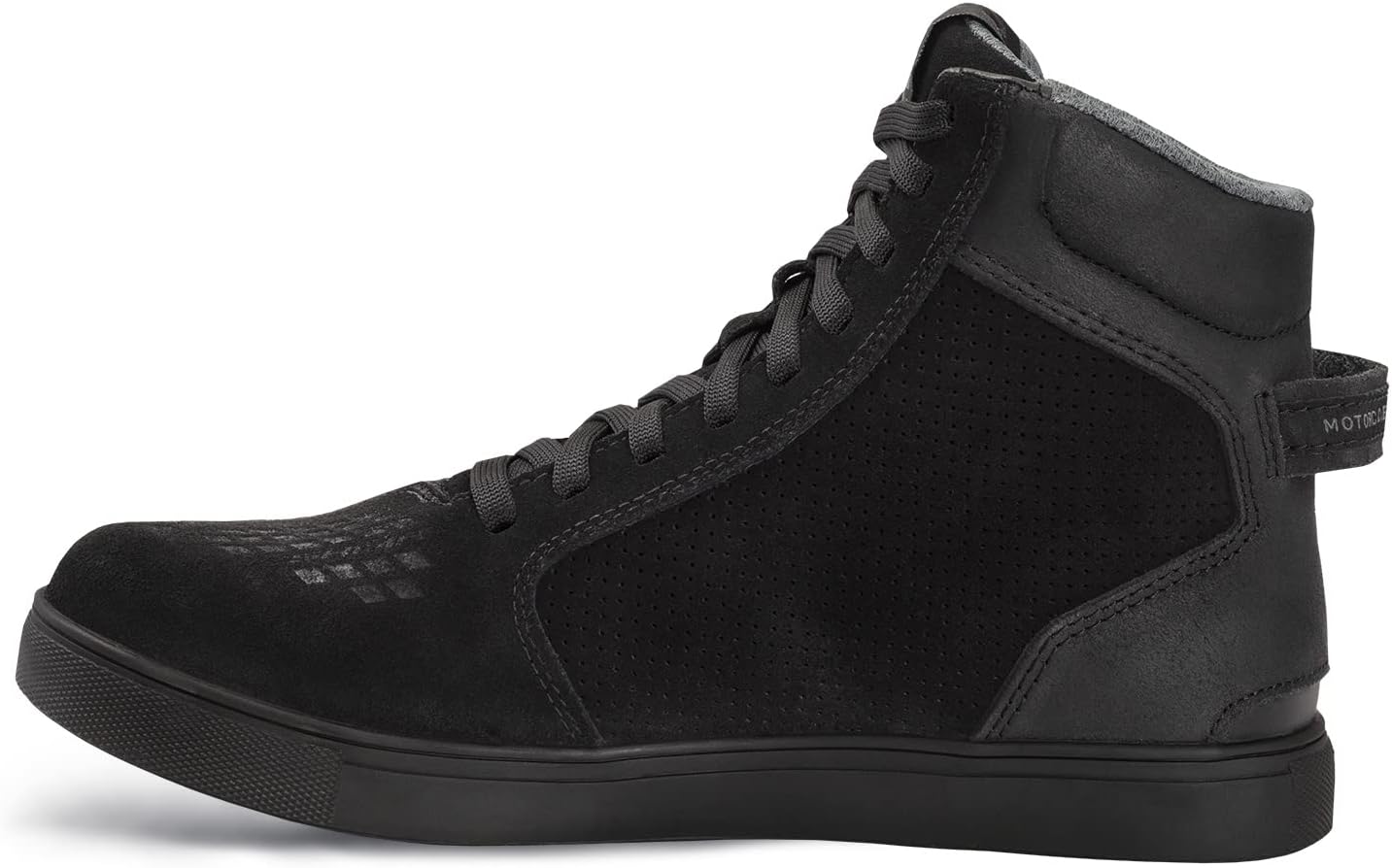 SHIMA SX-2 EVO – Zapatos de motocicleta para hombre, transpirables, de cuero reforzado, zapatos para la calle con soporte para el tobillo, suela