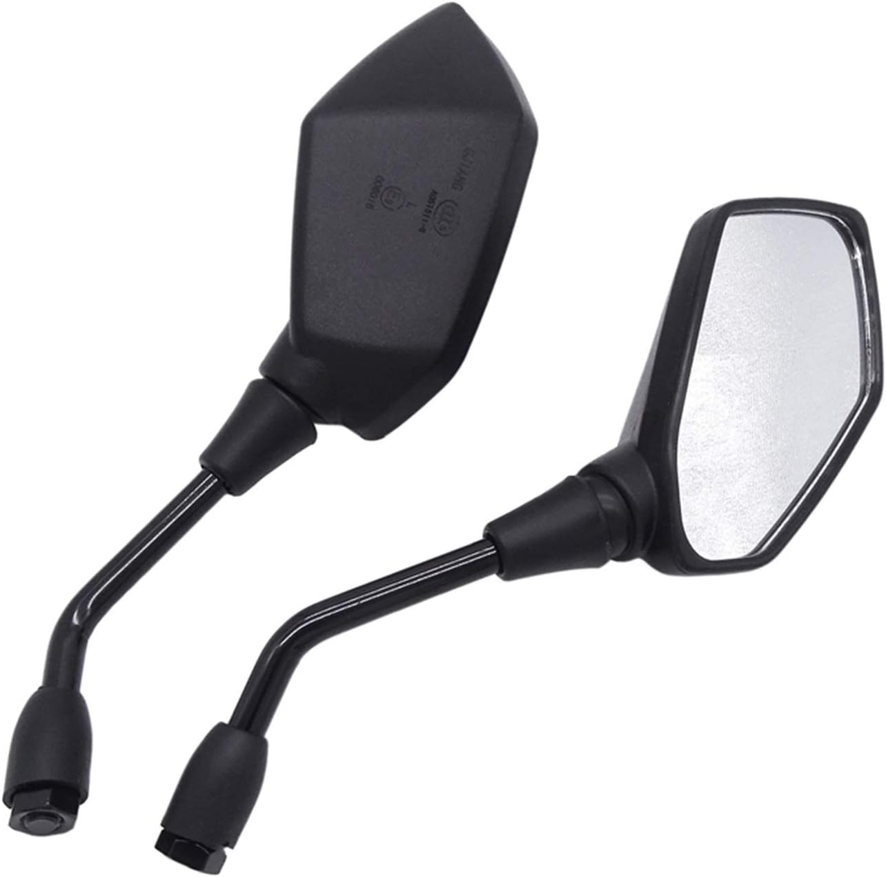 Funda para espejo retrovisor de motocicleta de 0.394 in para Kawasaki ER6N Zephyr Z750 Z1000 ZRX1100 ER6B ER-6N 2006-2010 KLE400 KLE500 VERSYS 1000