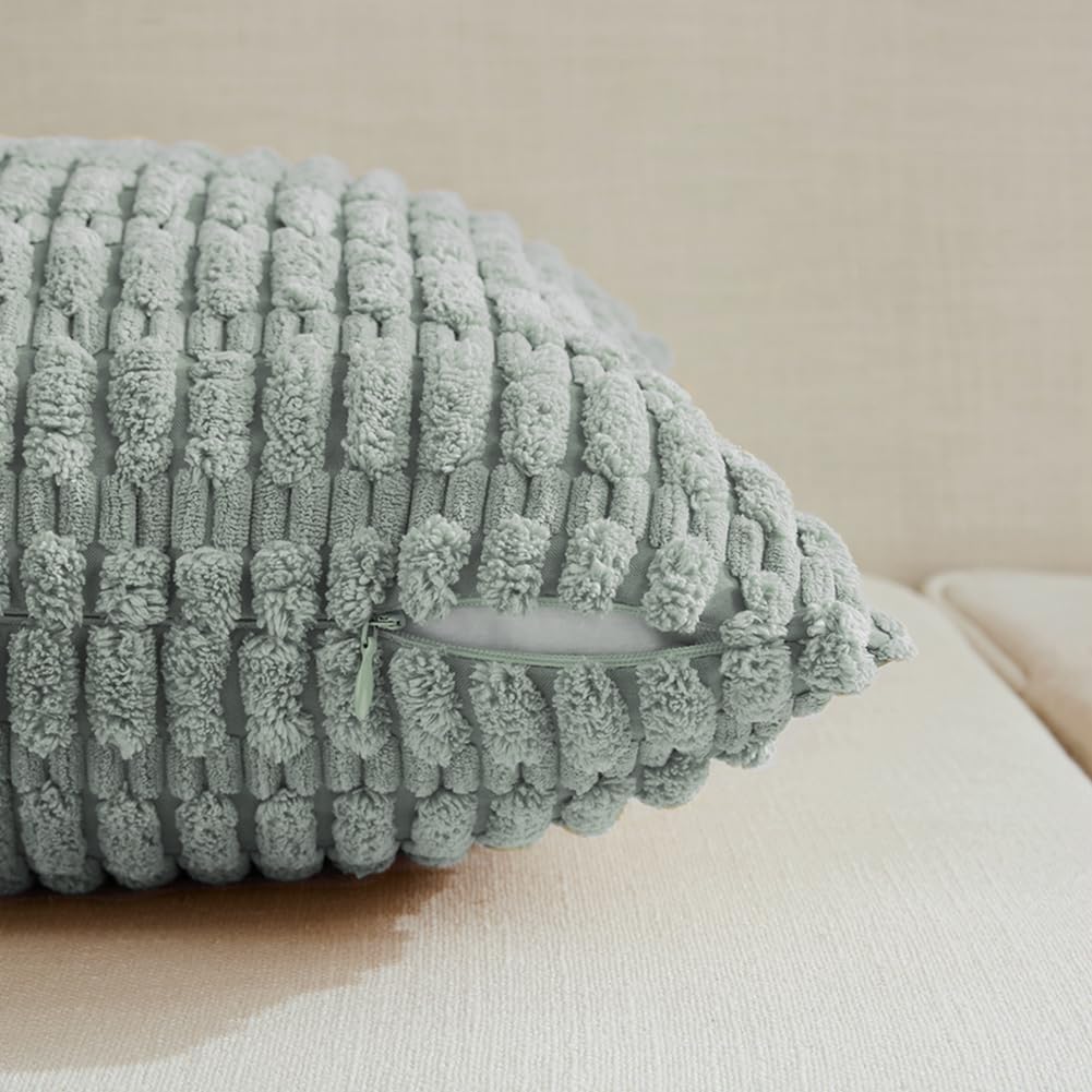 Fancy Homi – Paquete de 2 fundas de almohada decorativas para sala de estar, sofá cama, moderna casa de campo, decoración bohemia para el hogar,