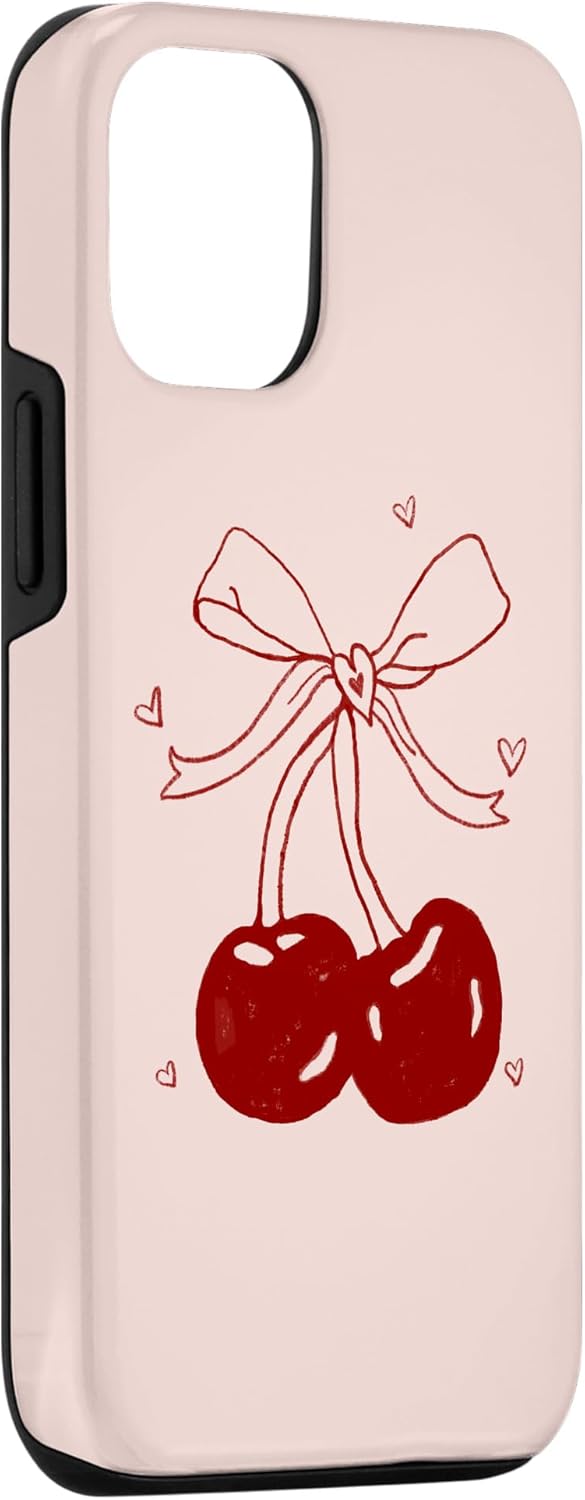 Funda para iPhone 13 Cherri Ties Cherry Bow