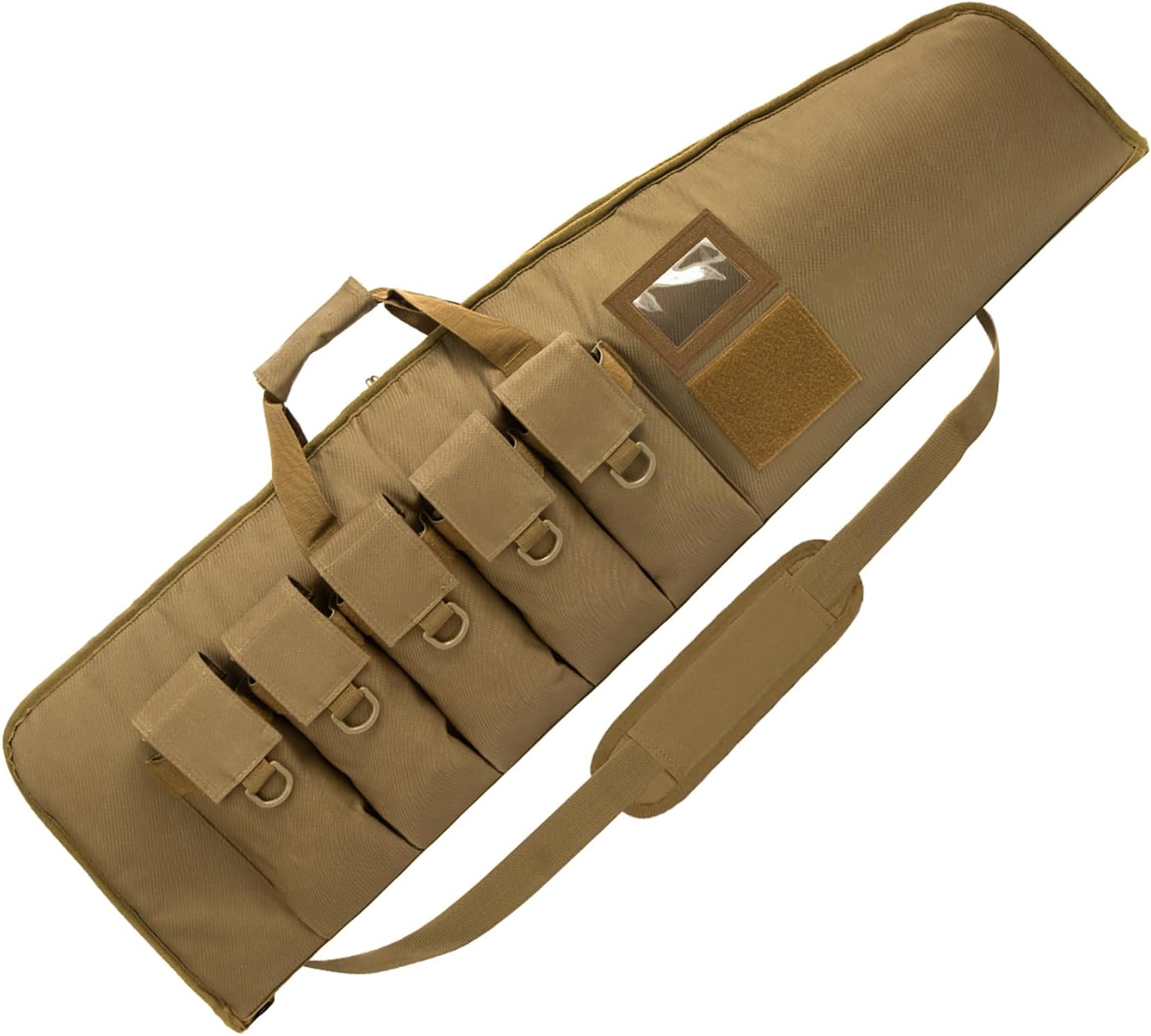 Soft-Rifle-Case Tactical-Gun Range-Bag Hunting-Shooting Sports-Storage – Padded Transport with 5 Pouches Adjustable Shoulder Strap
