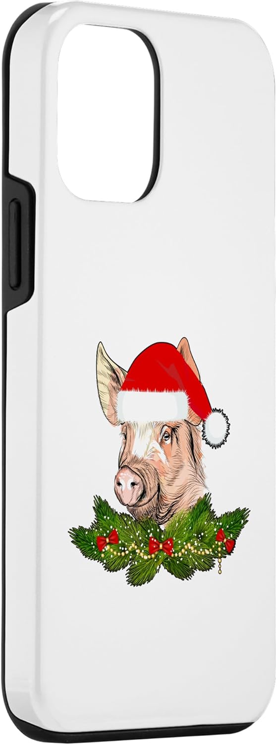 iPhone 12 mini Cute Pig Xmas Party Pig Lover Pig Owner Christmas Case
