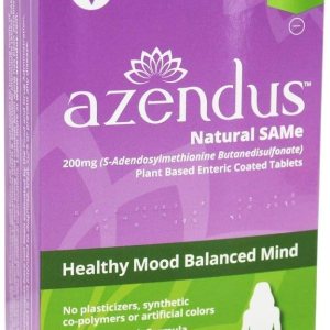 Azendus SAM-e Mood 400 mg o 200 mgs 60 unidades blíster empaquetado Same natural Butanedisulfonato de grado farmacéutico fórmula de estómago suave forma activa 1 Colombia Azendus SAM-e Mood 400 mg o 200 mgs 60 unidades blíster empaquetado Same natural Butanedisulfonato de grado farmacéutico fórmula de estómago suave forma activa 1 Colombia