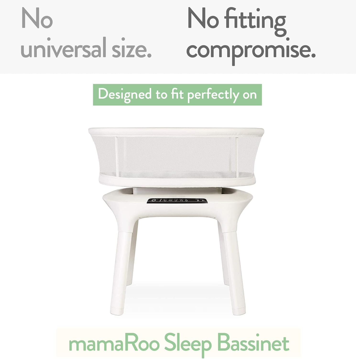 Sábanas de moisés compatibles con el moisés Mamaroo de 4moms, se adapta a colchón de moisés ovalado de 18 x 30 pulgadas, 100% algodón jersey, suave,