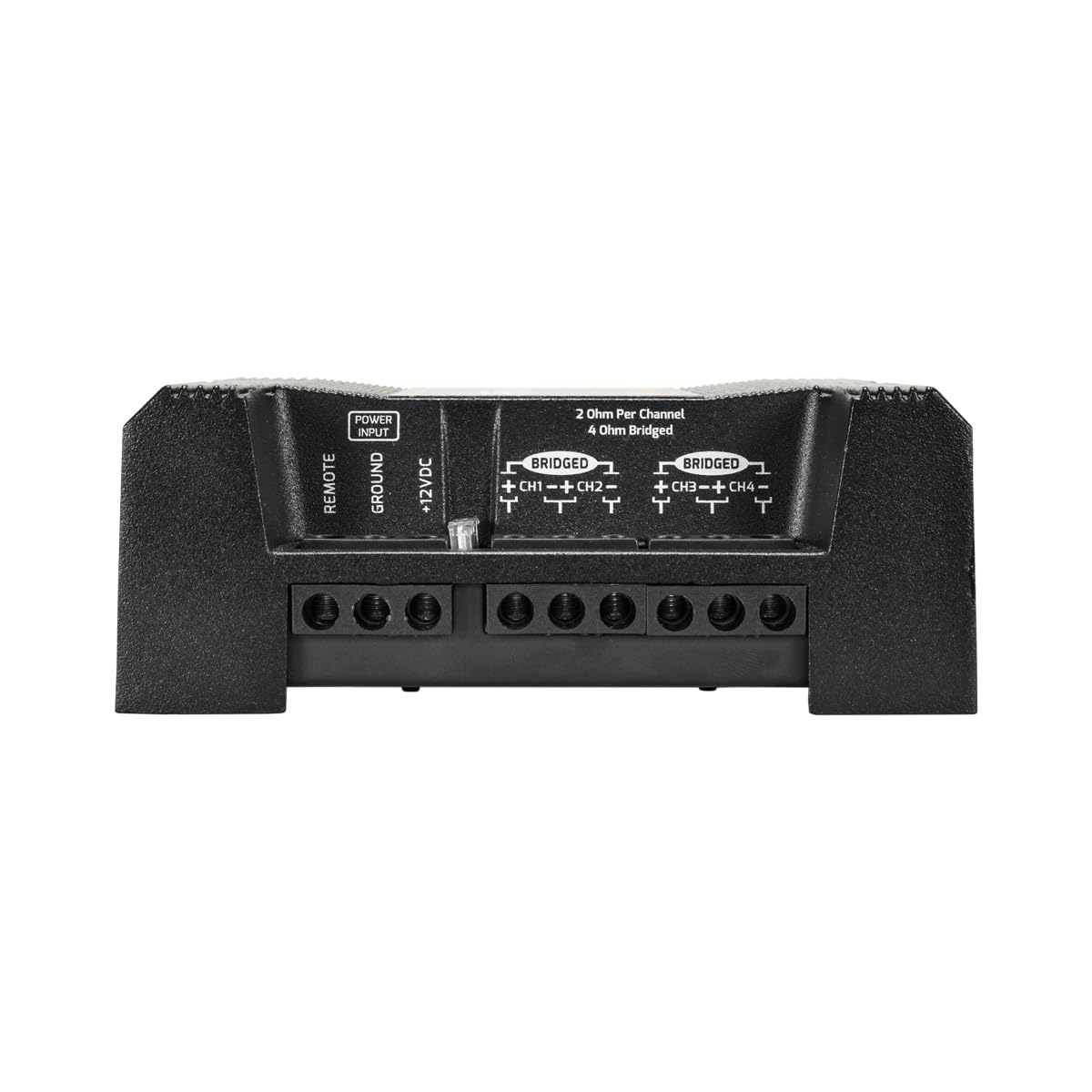 PRV Audio QS400.4 2 Ohm Mini Compact 4 Channel Amplificador de audio para automóvil 4 x 100 vatios RMS a 2 Ohm – Estéreo 12 voltios Amp Clase D