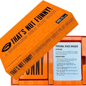 Pilgrim Soul That’s NOT Funny – Un juego de fiesta para personas que aman reír – 150 cartas ridículas de juego de rol – Juegos de temas divertidos Pilgrim Soul That’s NOT Funny – Un juego de fiesta para personas que aman reír – 150 cartas ridículas de juego de rol – Juegos de temas divertidos