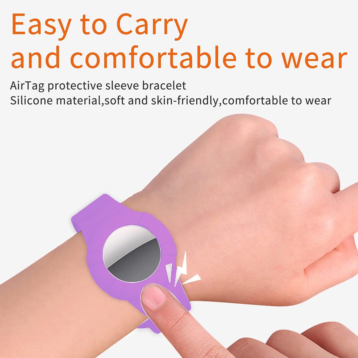 Pulsera Airtag para niños, pulsera Airtag para niños, bebés, ancianos, correa de reloj compatible con AirTag 2021.