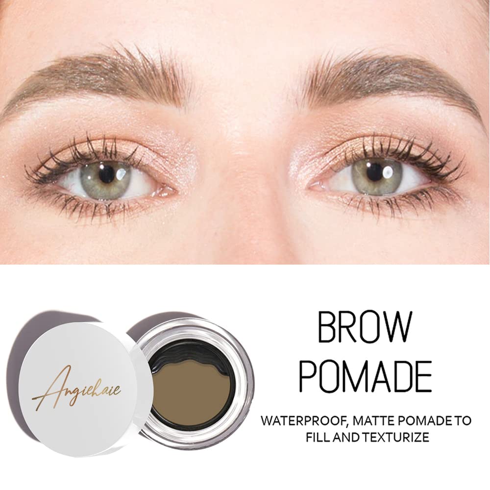 Kit de plantillas para cejas, sello de cejas, 24 plantillas de cejas gruesas y finas con 2 aplicadores de cepillo de doble punta y esponja, cejas