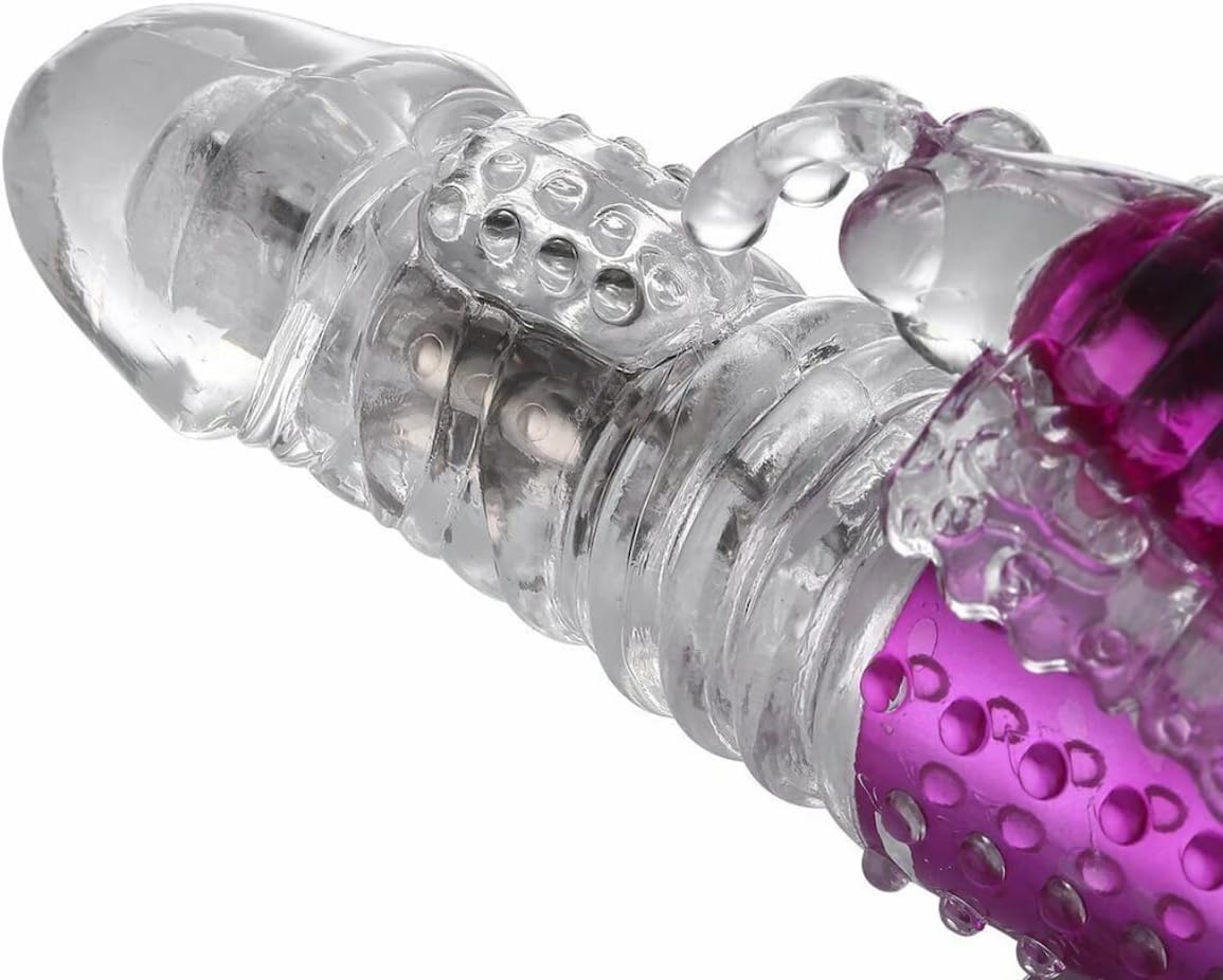 MiracDuyan Conejo de empuje recargable Punto G Clítoris Vibrador Consolador Juguetes Sexuales para Mujeres YANM 49