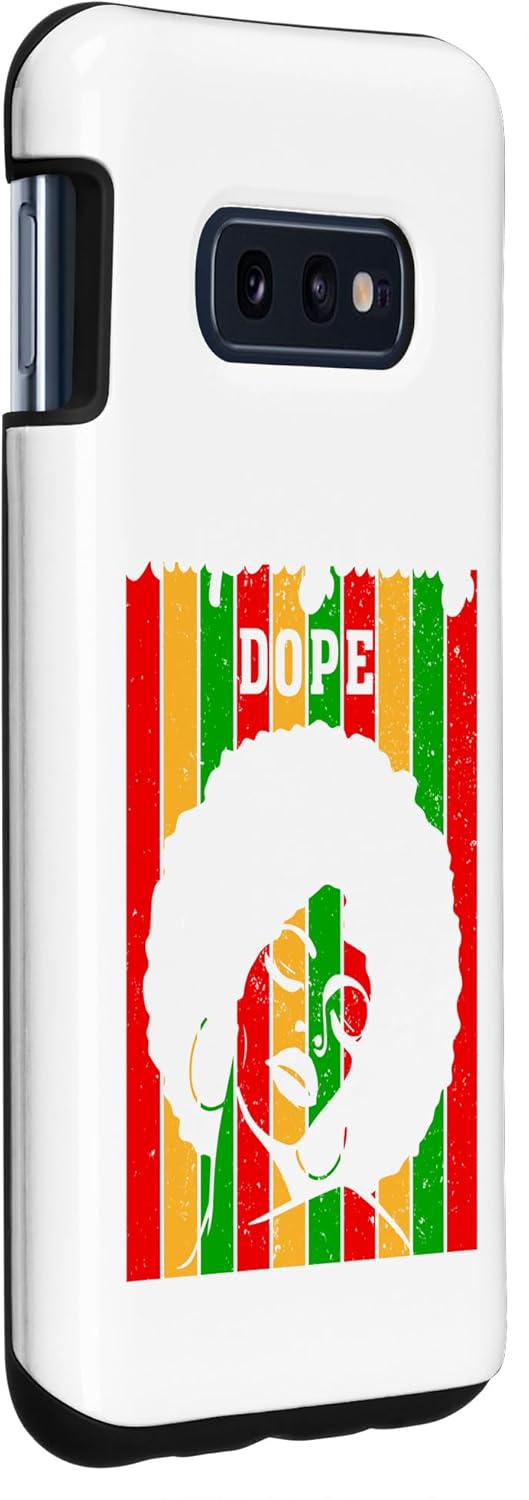 Galaxy S10e Unapologetically Dope African Pride Afro Black History Month Case