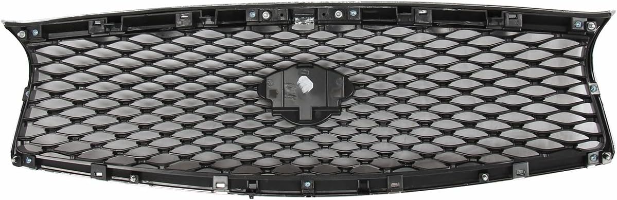 Rejilla de capó frontal compatible con Infiniti Q50 2014-2017 Rejilla de malla sin orificio para cámara