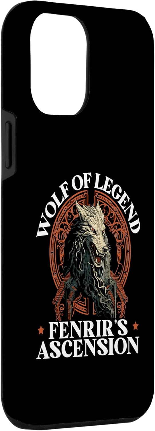 Funda para iPhone 14 Plus Fenrir Wolf Viking Orgullo escandinavo Norsemen Odines Wolf